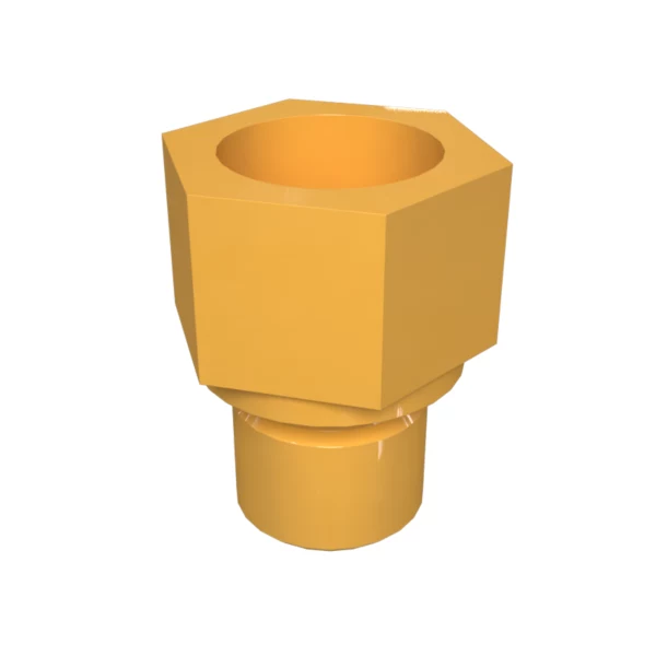 Adaptor olifant M18x1.5 x 3/4-16 cap hexagonal Caterpillar 8T-7863