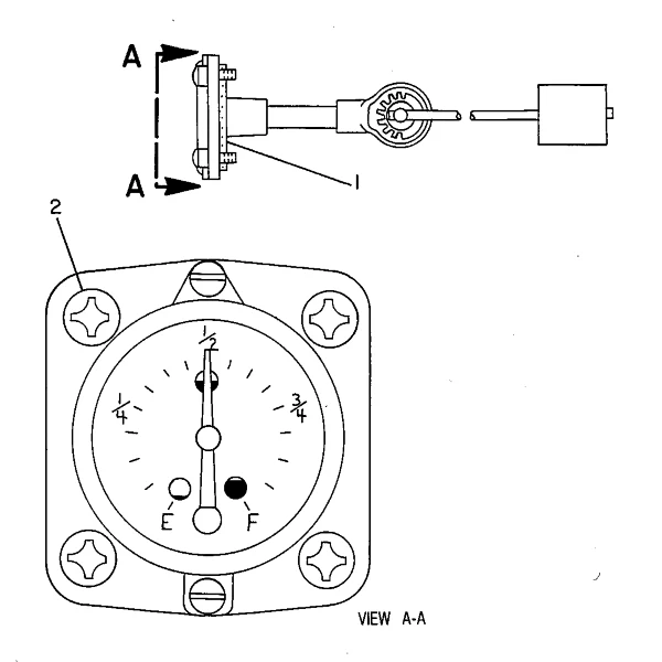 Senzor nivel combustibil Caterpillar 8W-0652