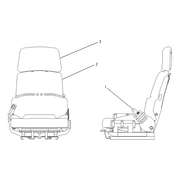 Scaun operator cu suspensie Caterpillar 124-7735