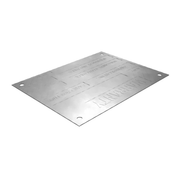 Placa informare garantie Caterpillar 131-2607