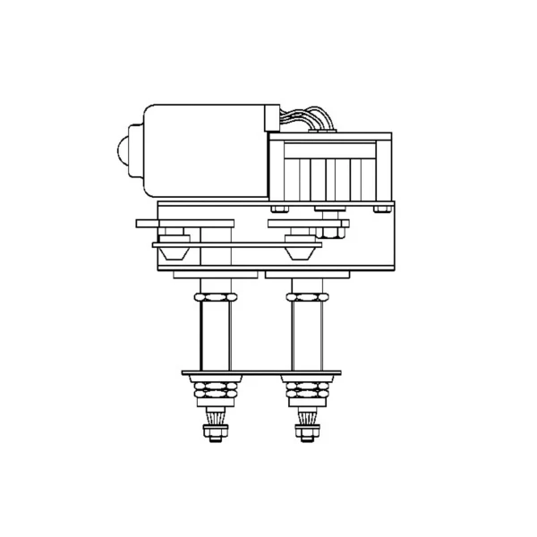 Ansamblu motor stergator parbriz Caterpillar 146-5696