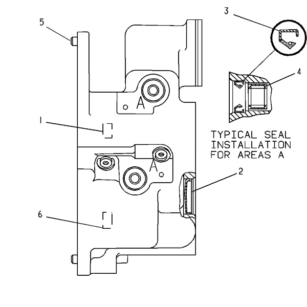 Carcasa transmisie regulator Caterpillar 1W-1204