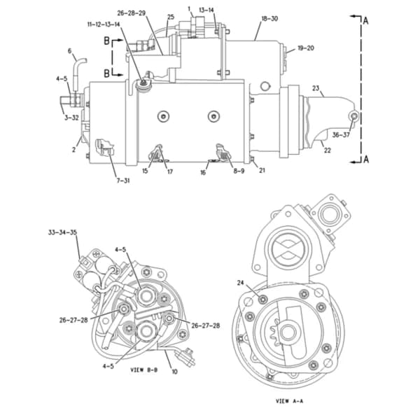 Motor electric Caterpillar 207-1539