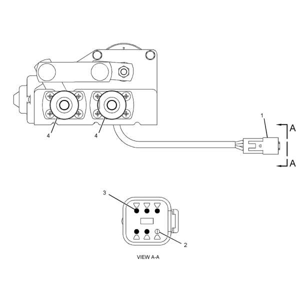 Ansamblu motor stergatoare Caterpillar 212-0211