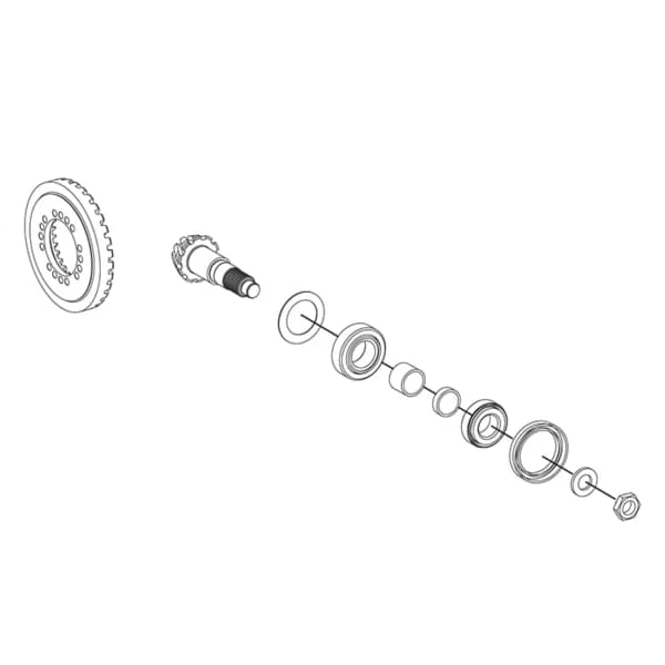 Simering arbore transmisie Caterpillar 229-2712