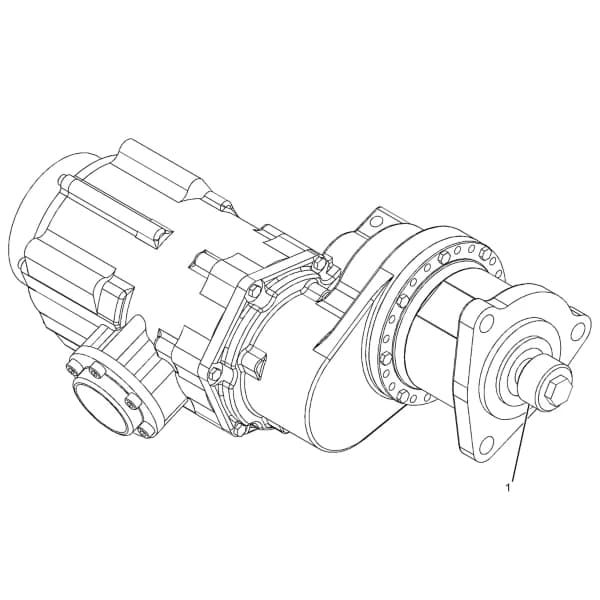 Motor pornire aer comprimat Caterpillar 253-0287