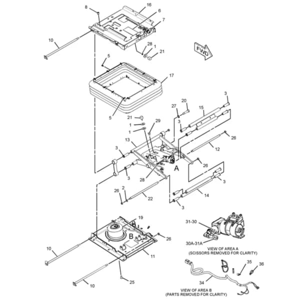 Ansamblu suspensie Caterpillar 261-7485