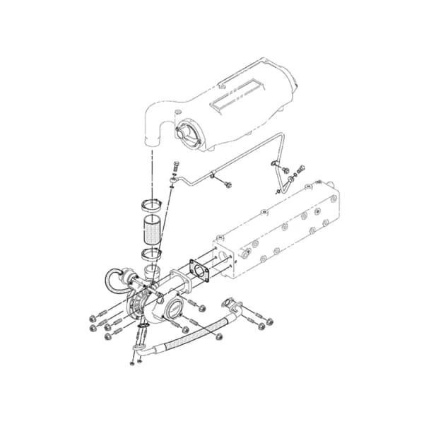 Furtun turbosuflanta Caterpillar 268-5361