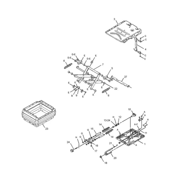 Ansamblu suspensie Caterpillar 283-8336