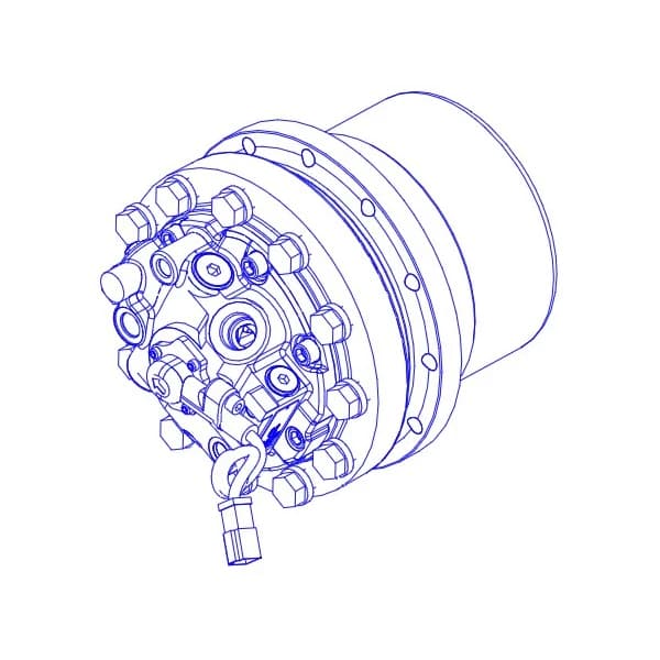 Motor hidraulic piston glisant Caterpillar 307-3045
