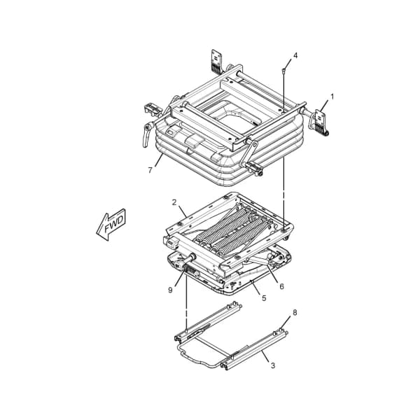 Ansamblu suspensie scaun Caterpillar 327-6520