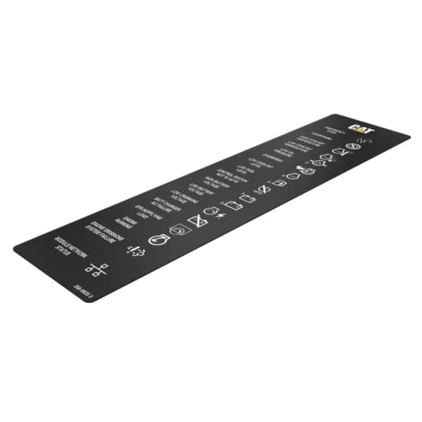 Eticheta film identificare anuntiator EMCP4 Caterpillar 356-6635