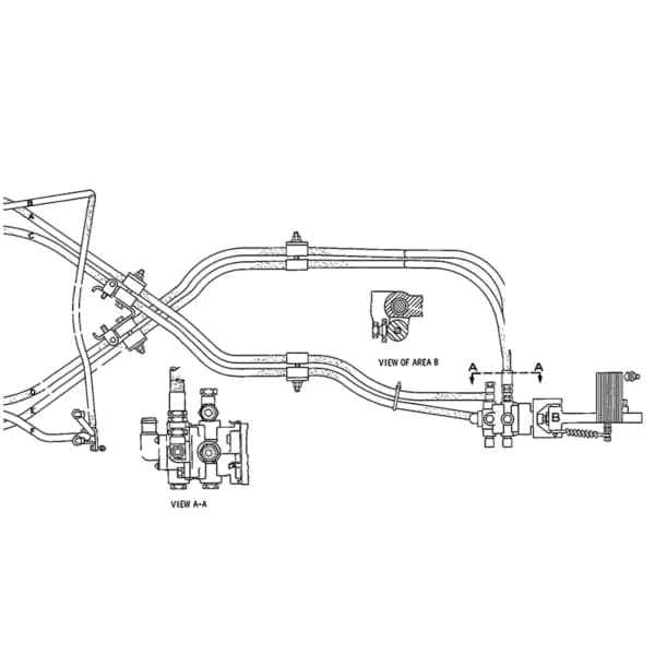 Distribuitor frana Caterpillar 367-6086