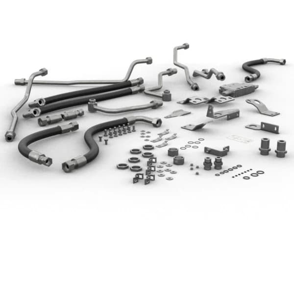Kit sistem hidraulic auxiliar cu a 3-a supapa Caterpillar 387-4021