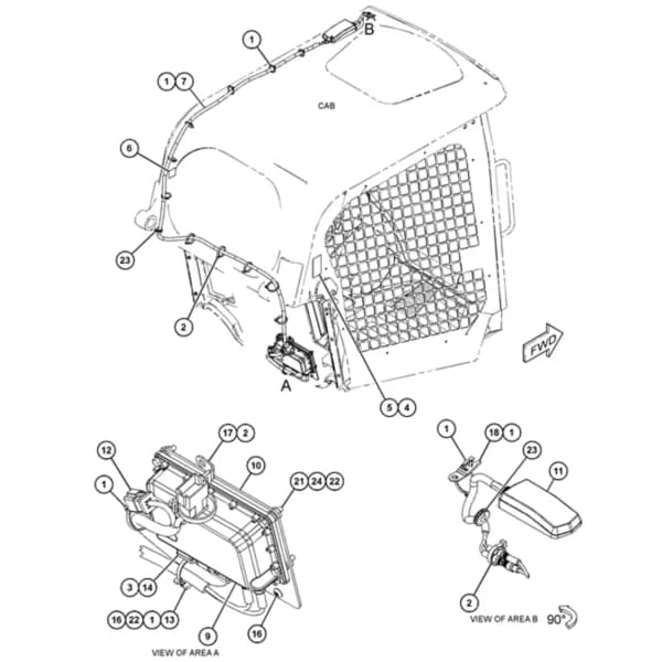 Kit cabluri electrice Caterpillar 422-3241