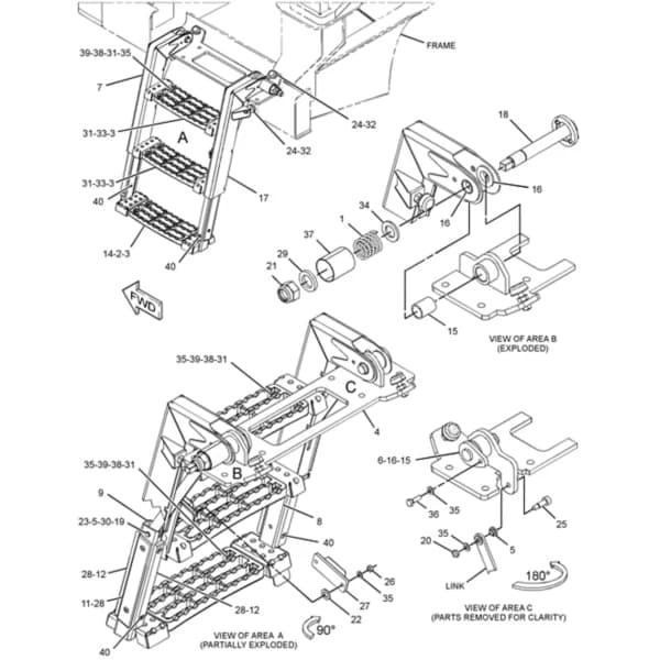 Scara de acces Caterpillar 442-6596