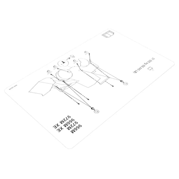 Eticheta transport cu informatii ridicare Caterpillar 444-5679