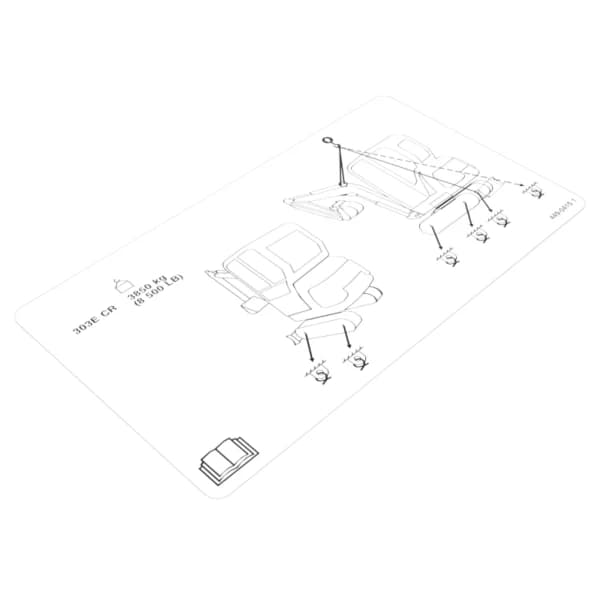 Folie decal Caterpillar 449-0415