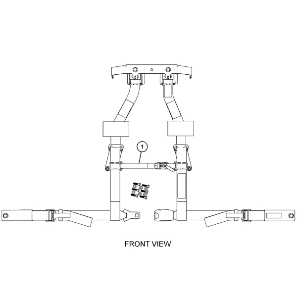 Ansamblu centura siguranta scaun Caterpillar 452-6710