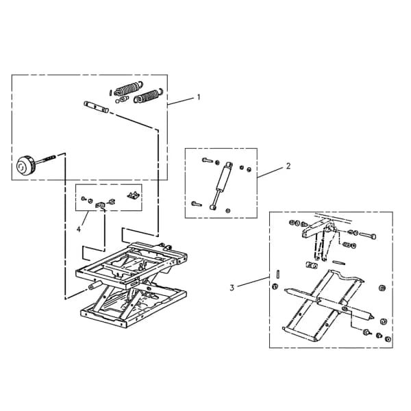 Ansamblu suspensie scaun Caterpillar 4I-9797