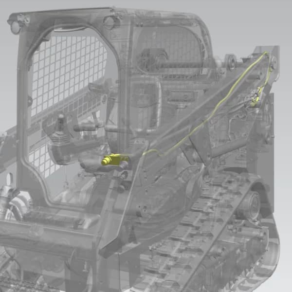 Set cablaj control utilaj Caterpillar 544-4108
