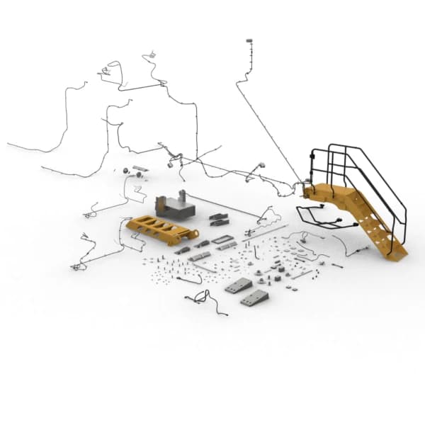 Kit modernizare scara acces cu motor Caterpillar 549-4364