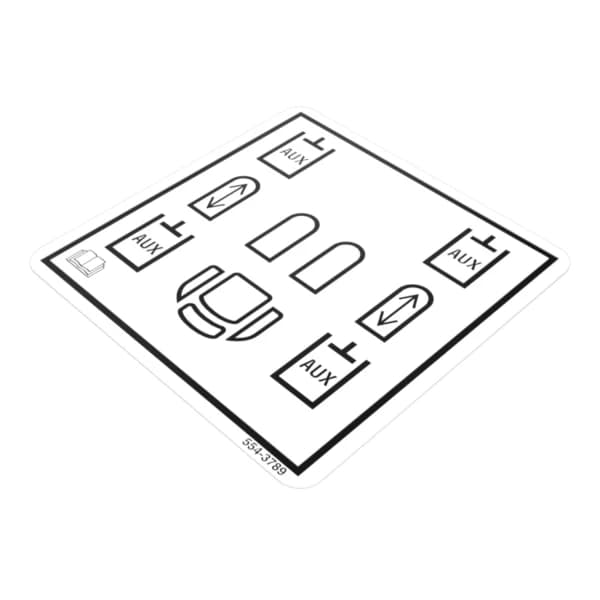 Film identificare pedala control operator Caterpillar 554-3789