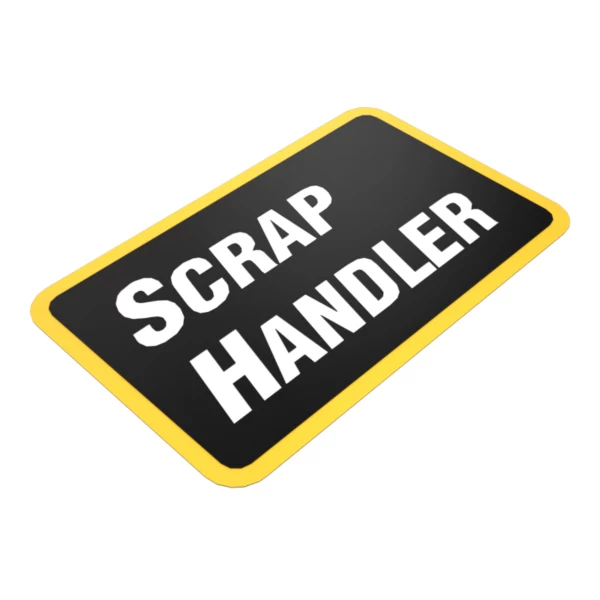 Autocolant identificare Scrap Handler Caterpillar 583-2470
