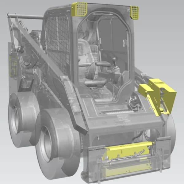Kit protectie faruri, conectori auxiliari si cuplaj de unealta Caterpillar 584-3877