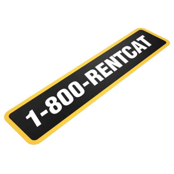 Film identificare 1-800-RENTCAT Caterpillar 592-4913
