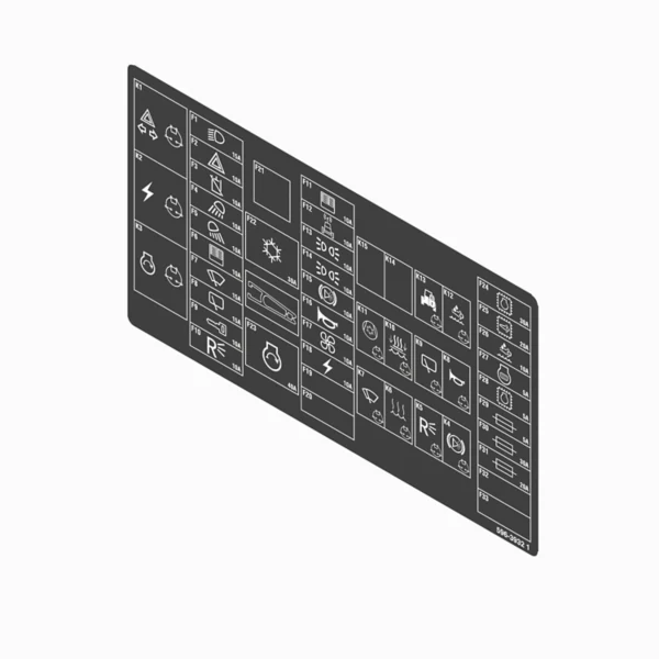 Film panou instrumental Caterpillar 596-3932