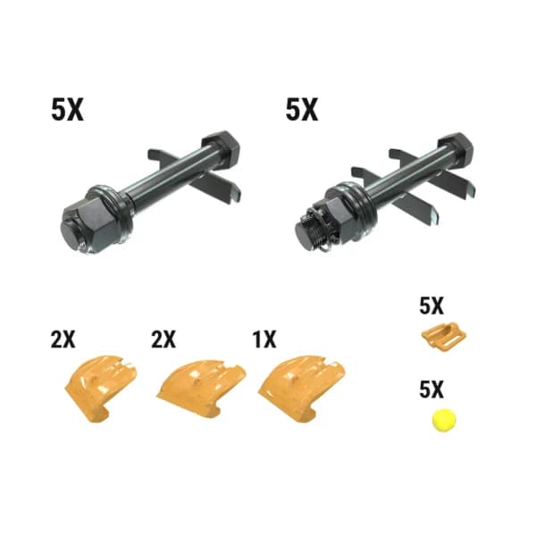 Kit complet deflector radiator Caterpillar 597-5682