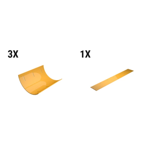 Kit placi de uzura cu sudura pentru cupa excavator Caterpillar 597-7375