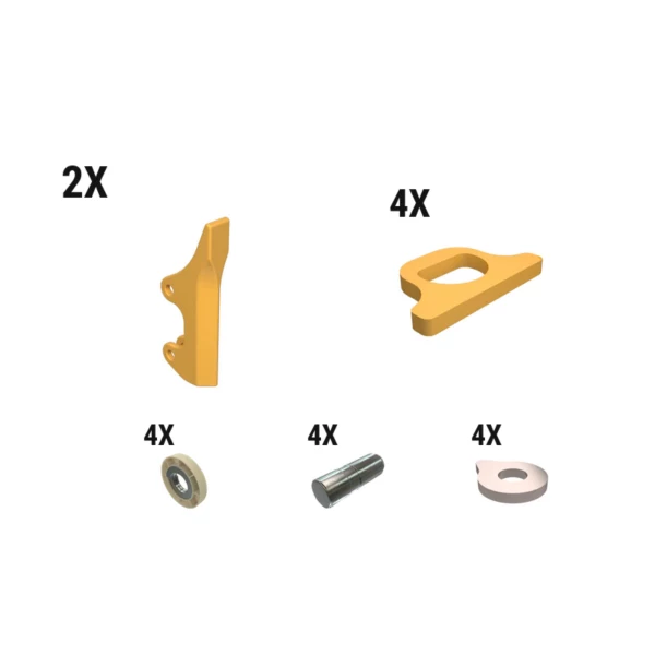 Kit protectie bara laterala cu bolturi 30 mm Caterpillar 597-7439