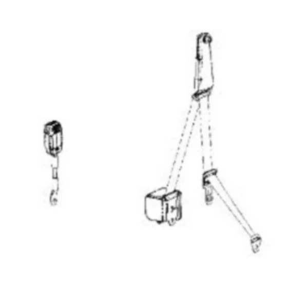 Centura de siguranta retractabila 3 puncte Caterpillar 611-5421
