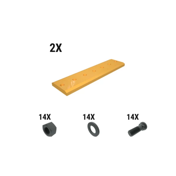 Kit placi talpa cu prindere cu surubi Caterpillar 620-7273