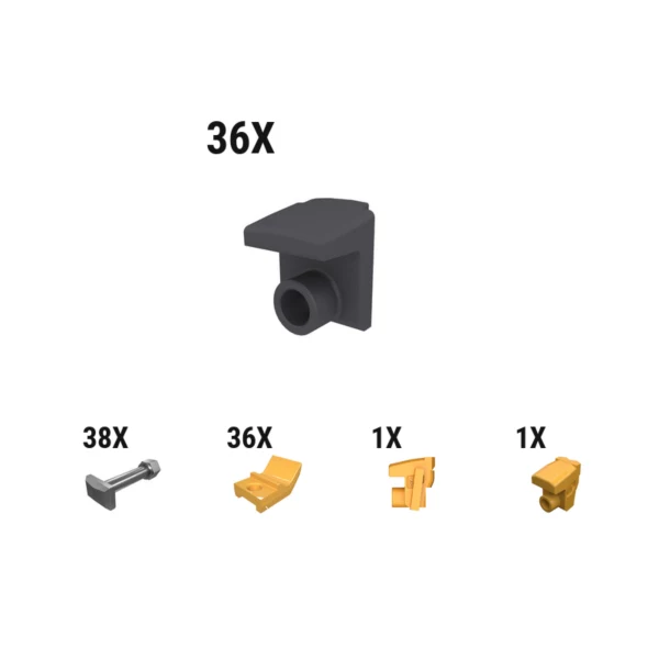 Kit dinti scarificator Caterpillar 627-9596