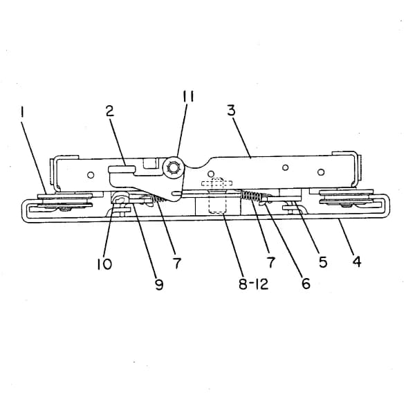 Adaptor scaun suspensie Caterpillar 6W-8505