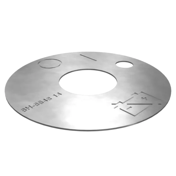 Placa instructiuni acumulator Caterpillar 8H-8648